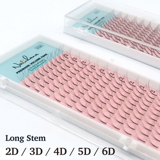 ขนตา ขนตาปลอม 3D 4D 5D 6D ยาว รากโค้ง สําหรับต่อขนตา