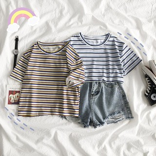 💥สินค้าพร้อมส่ง💥 เสื้อแฟชั่นเกาหลี เลื้อผ้าผู้หญิง ผ้ายืด รุ่น 1049