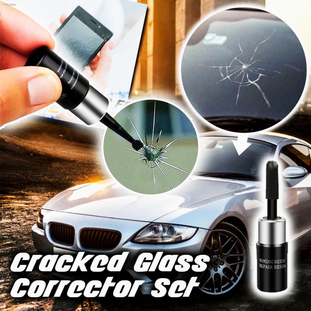 [HakuchoShop] อุปกรณ์แต่งรถ เครื่องมือซ่อมกระจกหน้ารถยนต์ ซ่อมกระจก น้ำยาซ่อมแซมกระจก น้ำยาซ่อมกระจก Car Window Glass Re