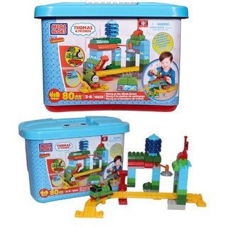 ตัวต่อเสริมสร้างจินตนาการเด็ก Mega Bloks Thomas The Train Percy at The Wash Downจำนวน 80 ชิ้น