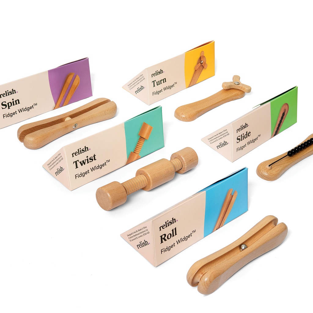 Relish Fidget Widget ไม้ Sensory Alzheimer ของเล่นสําหรับกิจกรรม Dementia อาวุโส