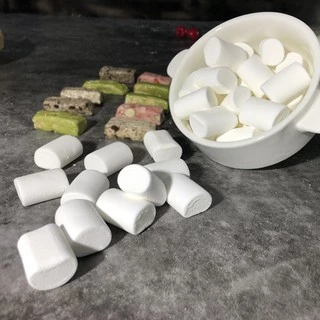 มาร์ชเมลโล มาร์ชแมลโล มาร์ชเมโล หวานน้อย ปราศจากสารปรุงแต่งขนาด 1000g baking Snacks candy original Marshmallow烘培零食原味棉花糖