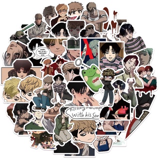 สติกเกอร์ ลาย Killingstalking สําหรับตกแต่งกระเป๋าเดินทาง แล็ปท็อป กีตาร์ สเก็ตบอร์ด 50 25 10 ชิ้น