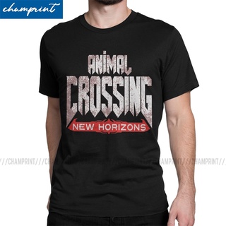 [S-5XL]เสื้อยืดแขนสั้น คอกลม ผ้าฝ้ายแท้ พิมพ์ลาย Doom Eternal Animal Crossing สําหรับผู้ชาย