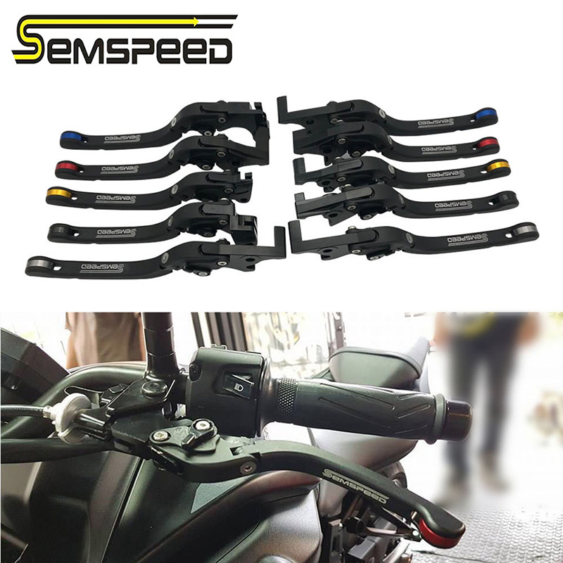 Semspeed รถจักรยานยนต์ CNC มือเบรคคลัทช์คันโยกสําหรับ Suzuki GSX-S750 2011-2021
