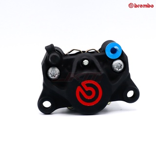 BREMBO 2POT (ปักข้าง) ดำโลโก้แดง ของแท้ ติดตั้งได้กับรถทุกรุ่น