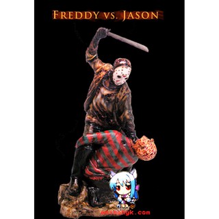 Freddy VS Jason W/base พร้อมฐาน 1/5 Vinyl model figure ไวนิล ฟิกเกอร์ โมเดล 14นิ้ว