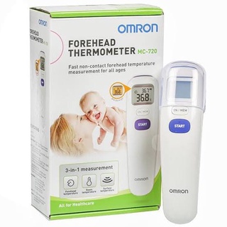 OMRON Infrared Non Contact Forehead Thermometer (MC720) อินฟราเรดเทอร์โมมิเตอร์ เครื่องวัดอุณหภูมิจากหน้าผาก