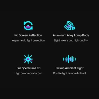 Lymax RGB โคมไฟอ่านหนังสือ Reading Lamp Monitor Light Bar แบบแขวนหน้าจอคอมพิวเตอร์ ไฟแขวนจอคอมพิวเตอร์ ไฟติดจอ สำหรับเล่นเกม