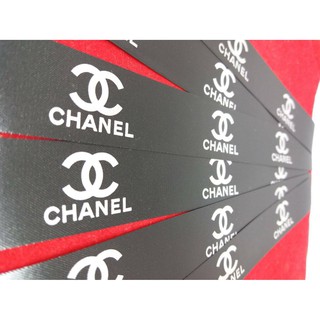 พร้อมส่ง!! ริบบิ้น โบว์ผูกผมchanel ลายใหม่