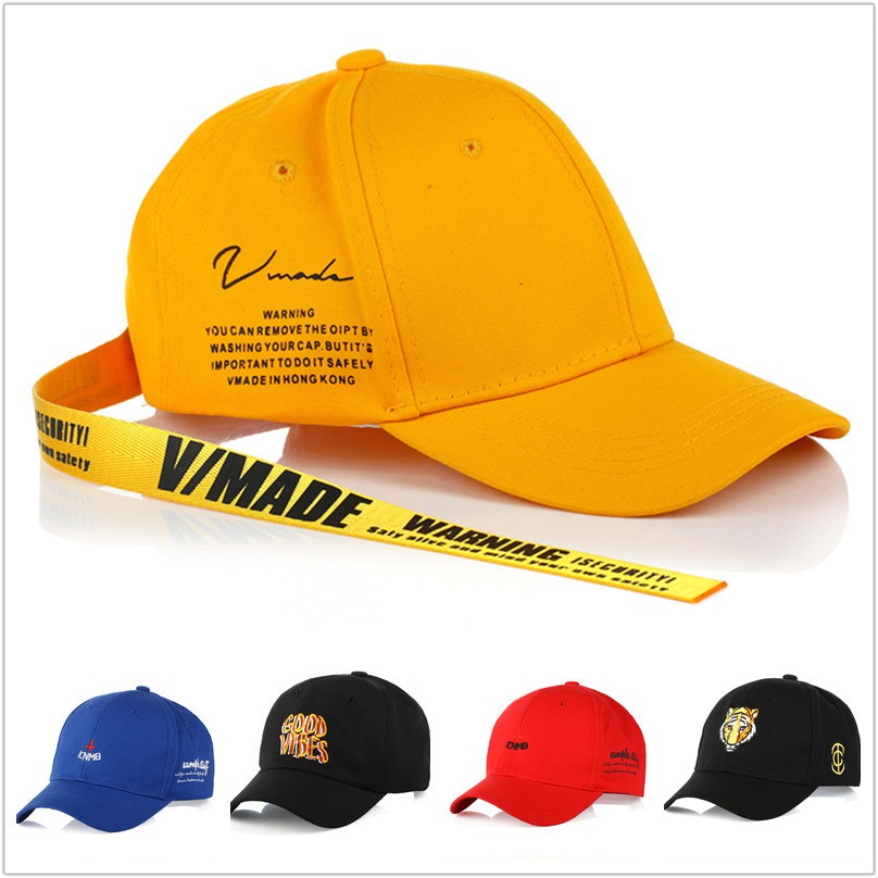 2ใบราคาส่ง Fashion VIMADE Sport Hat Hiphop หมวกแก๊ป สายปรับได้ กันแดด แฟชั่น ฮิปฮอป สไตล์เกาหลี