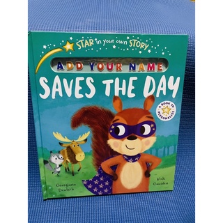 หนังสือปกแข็ง ภาษาอังกฤษ ใหม่ SAVES THE DAY