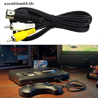 Foursun สายเคเบิลเสียงวิดีโอ AV RCA สําหรับ SEGA Mega Drive 1 Genesis 1 TH