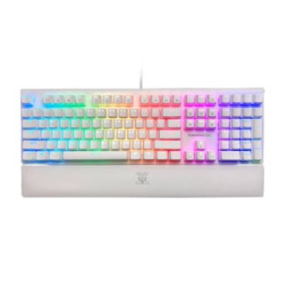 Nubwo X30 White Edition Mechanical Keyboard ที่เท่และโดดเด่นในเรื่องของไฟสุดจัดเรียบหรูที่สุดในรุ่น