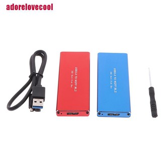 [adorelovecool] เคสฮาร์ดดิสก์ M2 ssd m.2 เป็น usb 3.0 สําหรับ ngff sata ssd