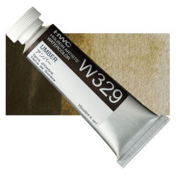 Umber (W129/W329)  5ml/15ml Series A สีน้ำ โฮลเบน Japan Holbein Artist watercolor ホルベイン水彩絵具