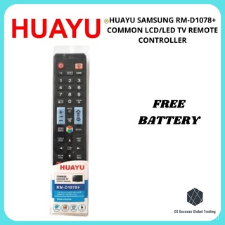 Huayu SAMSUNG RM-D1078+ รีโมทคอนโทรลทีวี Lcd ทั่วไป