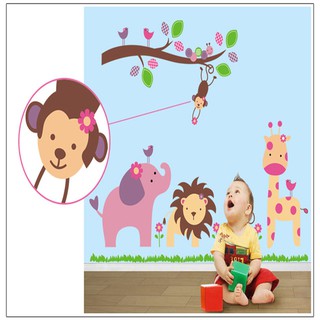 สติ๊กเกอร์ใสติดผนังบ้าน ห้องเด็ก Wallsticker DIY Home Decor