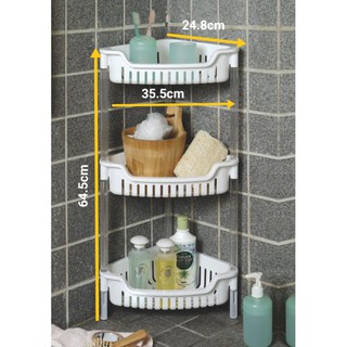 ชั้นวางของในห้องน้ำ 3 ชั้น ชั้นเข้ามุม AE-283