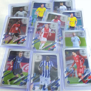 การ์ด RC / Topps Chrome Rookie Card การ์ดนักฟุตบอล การ์ดฟุตบอล Topps Panini การ์ด Jude Bellingham Liverpool Ajax &amp; อื่นๆ