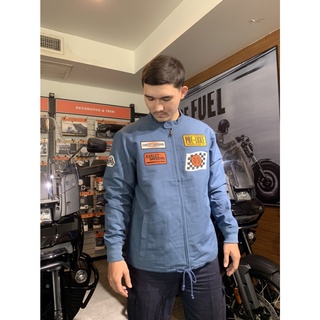 เสื้อแจ็คเก็ตลิขสิทธิ์แท้ HARLEY-DAVIDSON Retro Racing Jacket