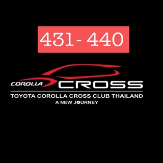 Toyota Corolla Cross Club Thailand - Official Member Sticker no.431-440