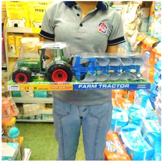 Farm Trator รถแทรคเตอร์ คันใหญ่ ตัวคราดพ่วงหมุนได้ ถ่ายจากสินค้าจริง No.8088
