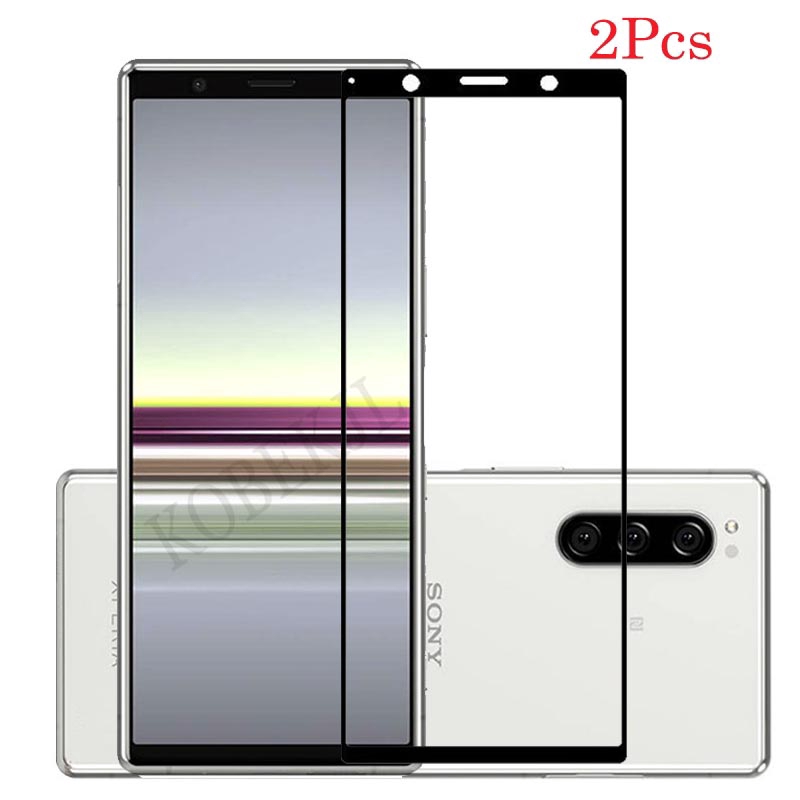 Sony Xperia 5 กระจกนิรภัยฟิล์มคลุมทั้งหมด Sony Xperia 5 1 10 Plus SonyL3 Xperia5 ปกป้องหน้าจอ