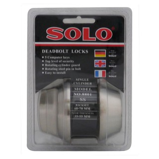 DEADBOLT 1 ด้าน SOLO 8801 SSSOLO 8801 SS SINGLE DEADBOLT