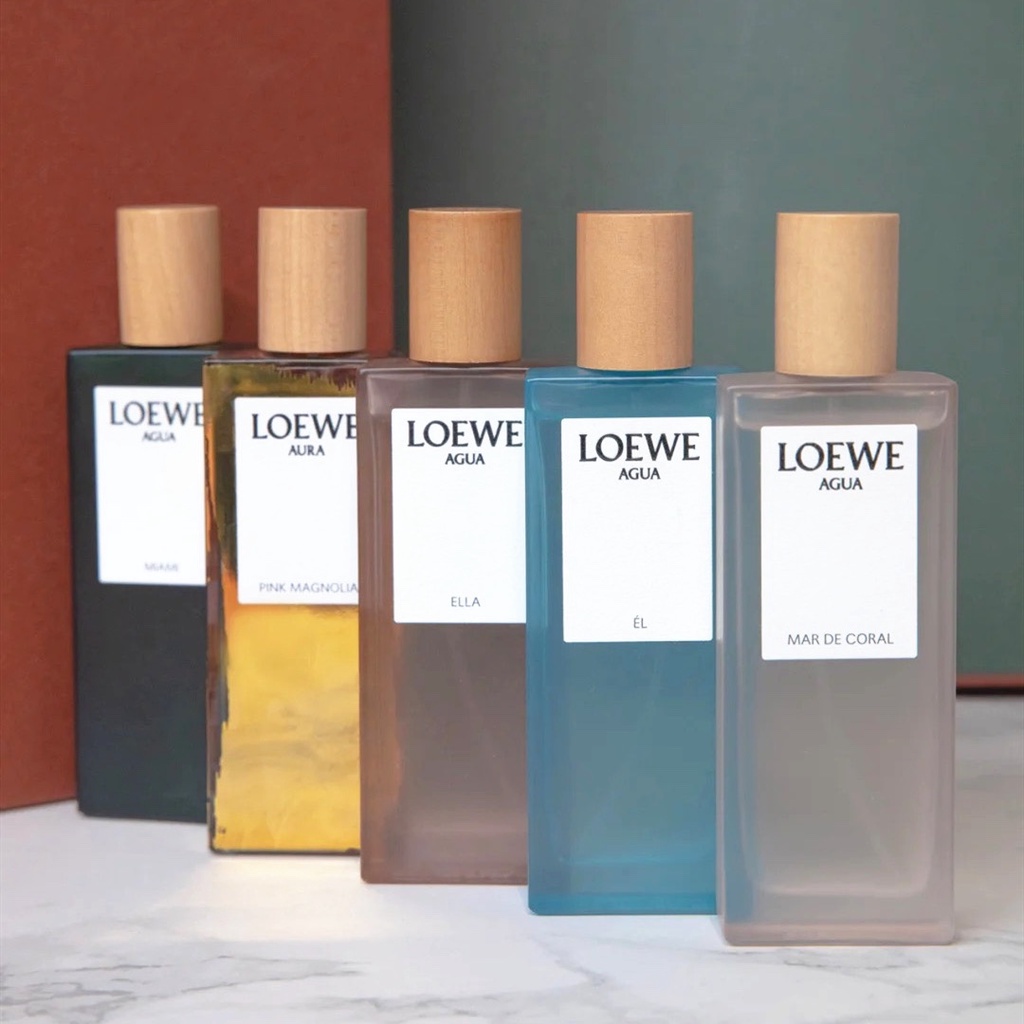 Loewe/loewe น้ําหอมไม้ ลายดอกไม้ สีรุ้ง สําหรับผู้ชาย ผู้หญิง 100 มล.