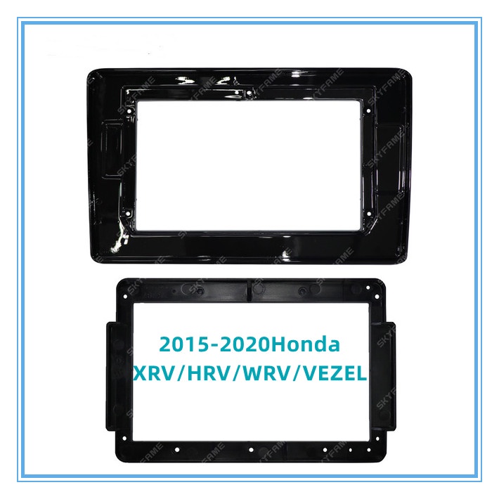 กรอบแผงวิทยุรถยนต์ 9/10.1 นิ้ว สําหรับ Honda XRV HRV WRV VEZEL 2015-2020 Android MP5 GPS 2 Din