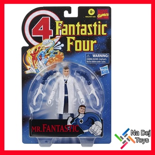 Marvel Legends Retro Fantastic Four Mr.Fantastic 6" Figure มาร์เวล เลเจนด์ส เรโทร แฟนทาสติค โฟร์ มิสเตอร์ แฟนทาสติค