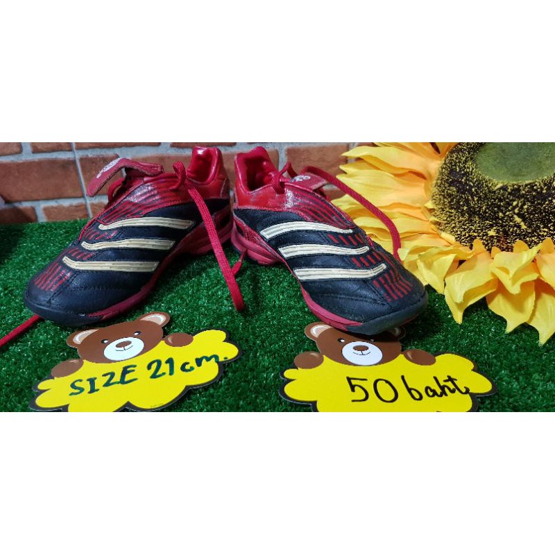 adidasสตั๊ด สีแดง#รองเท้าฟุตบอลมือสอง