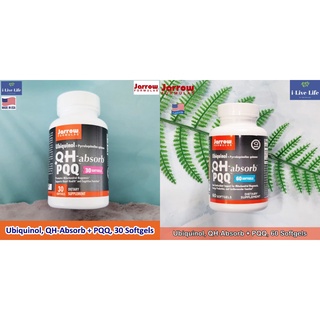 Jarrow Formulas - Ubiquinol QH-Absorb 100mg + BioPQQ 10 mg ยูบิควินอล PQQ