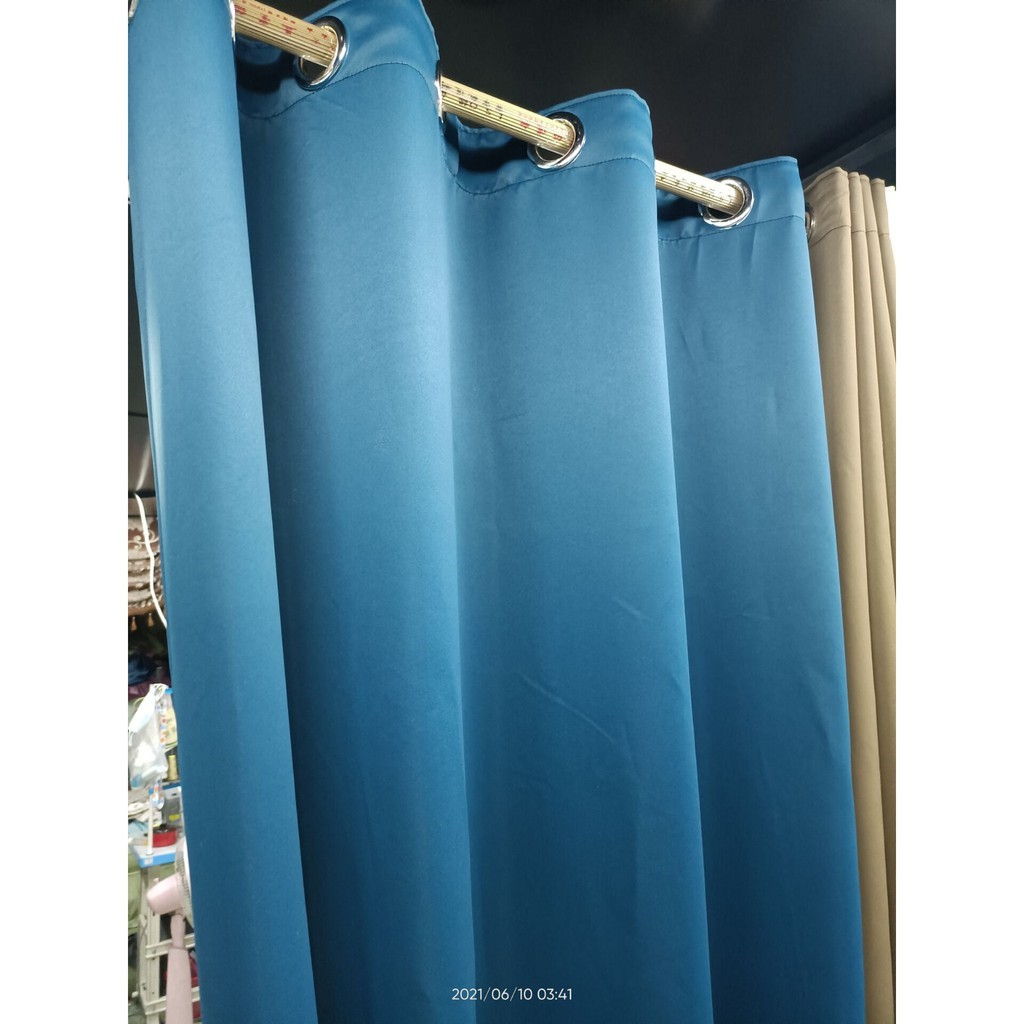 ∈☎[ส่งจากไทย] ม่าน curtain ผ้าม่าน UV  กันยูวี 90 เมตร ผ้าม่านสำเร็จรูป ม่านตาไก่ หน้าต่าง กันแสง xB