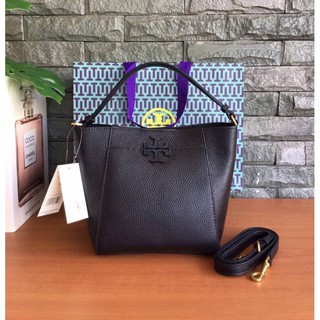 New collection!! TORY BURCH MCGRAW MINI BUCKET BAG