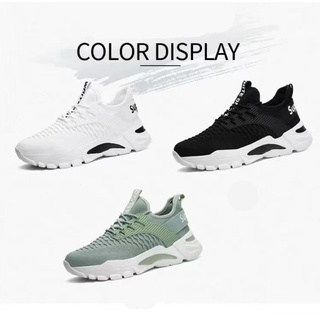 M01#🔥 New Mens Sports Shoes Mens Shoes Soft Sole รองเท้าลำลอง