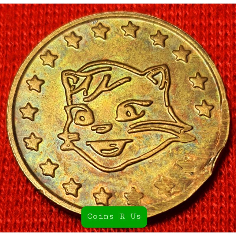 เหรียญต่างประเทศ Token อเมริกา Cinemark movie ขนาด 22.4 มม. ผ่านใช้สวยน่าสะสม