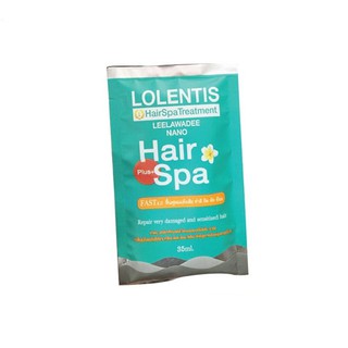 Lolentis Hair Spa Treatment ลอเลนติส แฮร์ สปา ทรีทเม้นท์ 1 ซอง 30 ml. ฟื้นฟูผมแห้งเสีย ทำสี ดัด ยืด ย้อม  00035