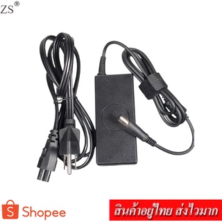 ZS Adapter Notebook อะแดปเตอร์ For DELL 19.5V 3.34A หัว 7.4x5.0 (สีดำ)แถม สายไฟ AC