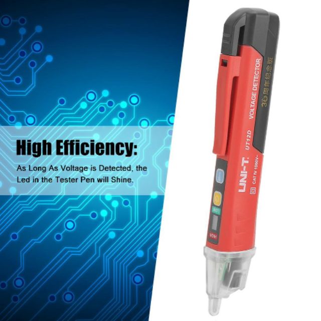 ไขควงวัดไฟ(มีเสียง) UNI-T รุ่น UT12D HIGH:90-1000VAC LOW24-1000VAC