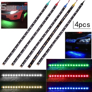 Superecho 4 ชิ้น 30 ซม. / 11.8 In 15 Led ไฟกันน้ําสําหรับติดรถยนต์รถบรรทุก