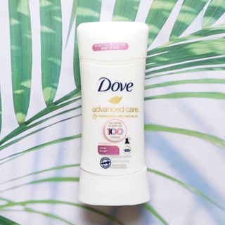 (Dove®)  Advanced Care Invisible Deodorant, Clear Finish 74 g โดฟ ระงับกลิ่นกาย โรลออน สติ๊ก