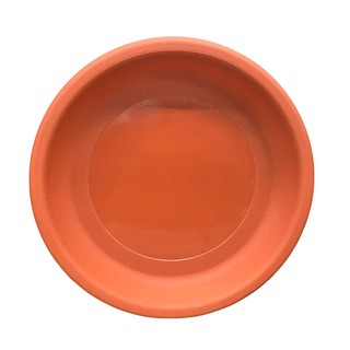 จานรองกระถางพลาสติก BABA 939 27 ซม. สี COTTA  BABA SAUCER 939 27 CMCOTTA POT SAUCER