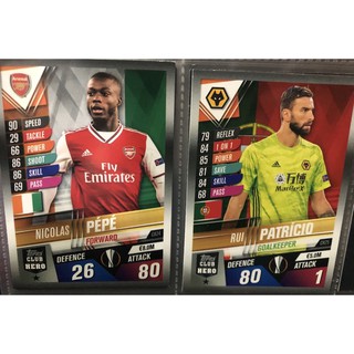 Match Attax 101 2020 Topps 101 Club Hero 21-40