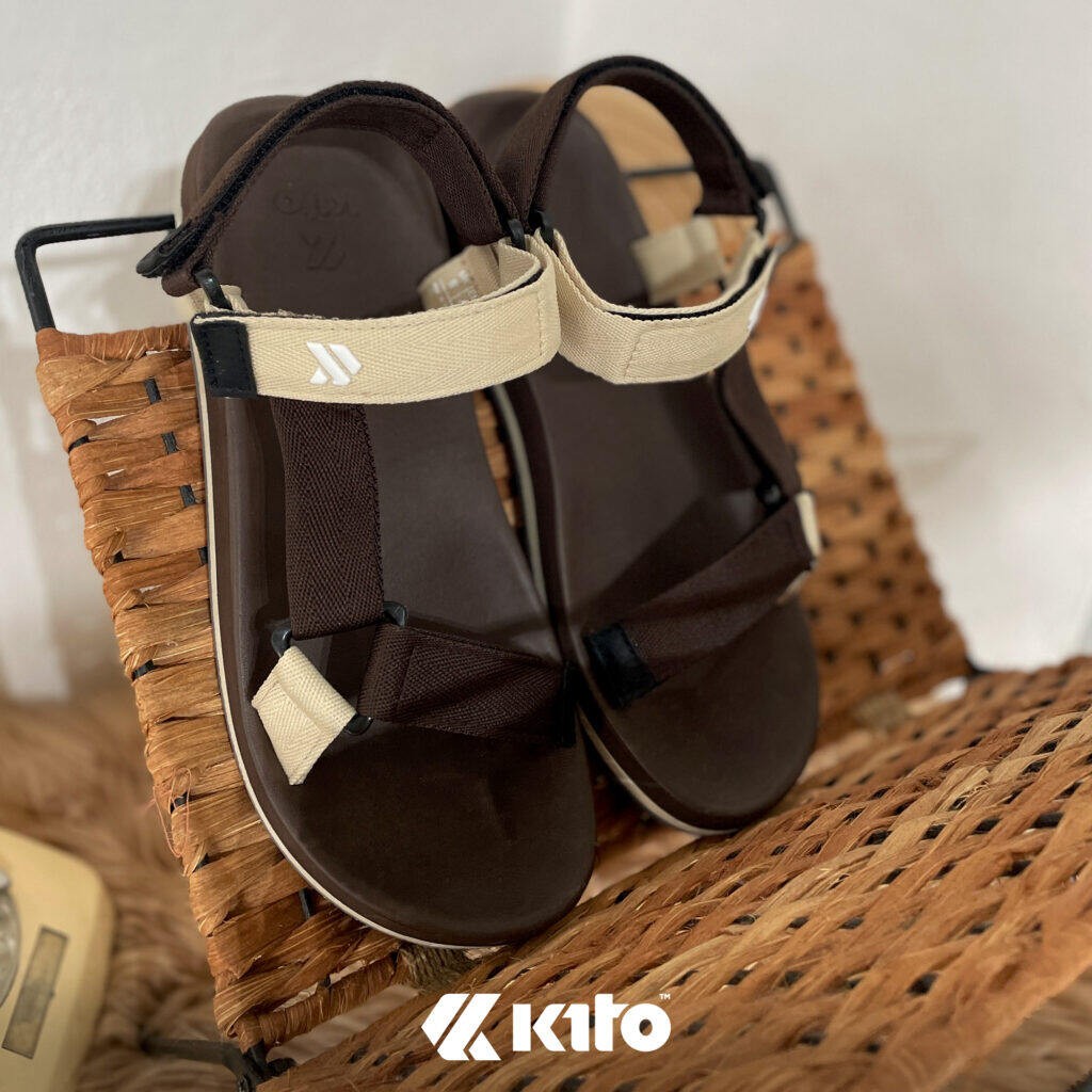 [ลด30% เก็บโค้ด 2509FASHDD] KITO Flow TwoTone AC27 M รุ่นโฆษณา รองเท้าแตะผู้ชาย รัดส้น กีโต้  Size 40-46