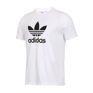 สินค้ามาใหม่ Adidass Originals trefoil เสื้อยืดแฟชั่นผู้ชายเสื้อยืดเล่นกีฬาแขนสั้นแบรนด์หรู