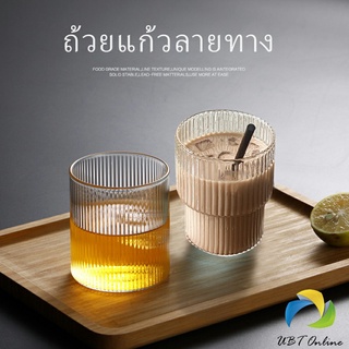 UBT แก้วไวน์สร้างสรรค์ ถ้วยกาแฟ ถ้วยใสในครัวเรือน สปอตสินค้า glass cup