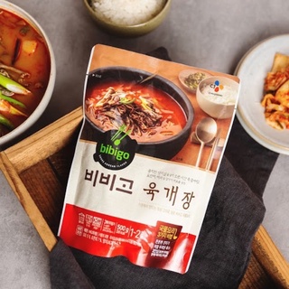 พร้อมส่ง 비비고 육개장 ซุปเนื้อรสเผ็ด Spicy Beef Soup 500g