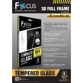 Focus 3D ฟิล์มกระจก iphone, S8/S8+, S9/S9+, Note8 ,note 9 iphone se 2020 โค้งลงเต็มจอ แท้100%